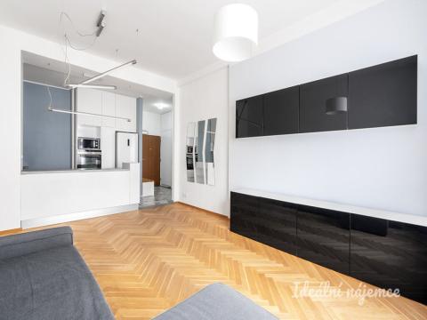 Pronájem bytu 2+kk, Praha - Karlín, Peckova, 64 m2