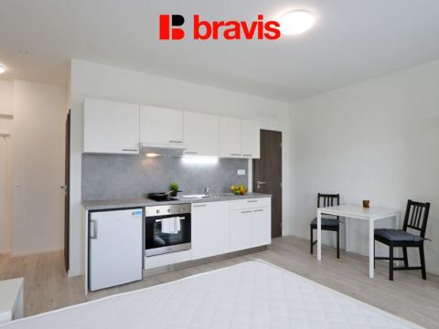 Pronájem bytu 1+kk, Brno, Slepá, 26 m2