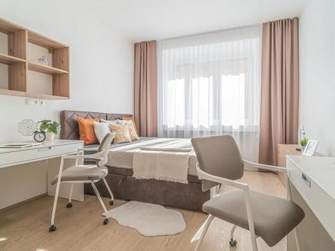Pronájem bytu 1+kk, Praha - Vysočany, Lisabonská, 23 m2