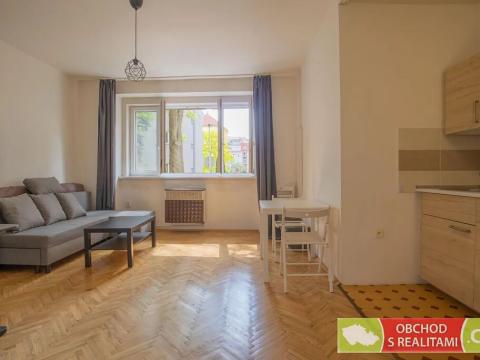 Pronájem bytu 1+kk, Praha - Nusle, Sdružení, 33 m2