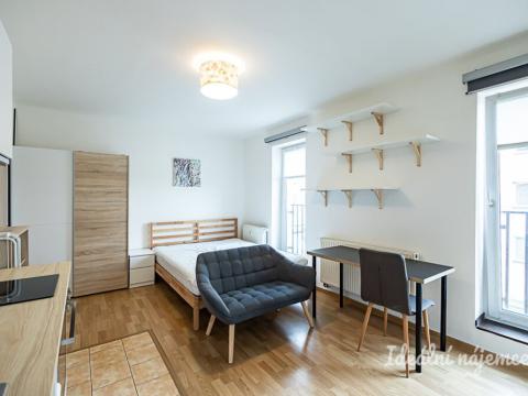 Pronájem bytu 1+kk, Šestajovice, Komenského, 25 m2