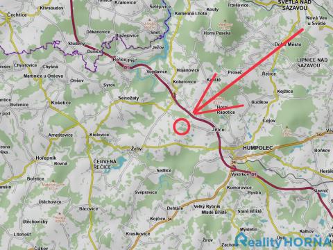 Prodej pozemku pro bydlení, Humpolec, 542 m2