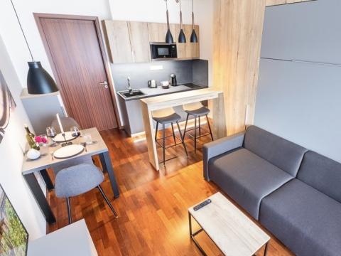 Pronájem bytu 1+kk, Praha - Nové Město, Horská, 40 m2