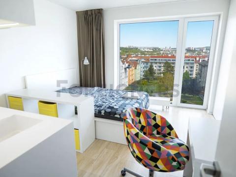 Pronájem bytu 1+kk, Brno, Slovinská, 23 m2