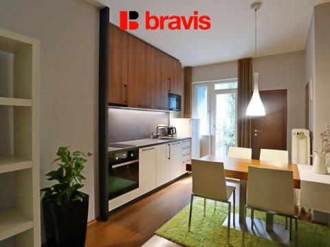 Pronájem bytu 1+1, Brno - Veveří, Mášova, 45 m2