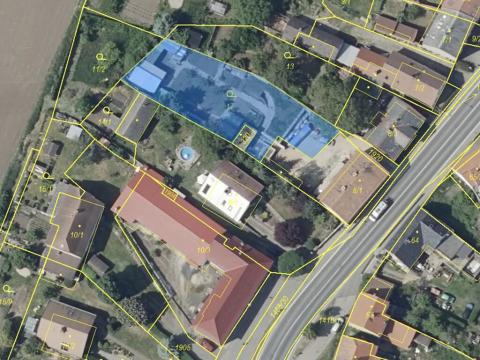 Dražba pozemku pro bydlení, Velemín, 800 m2
