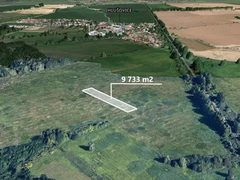 Prodej podílu pole, Hlušovice, 1081 m2