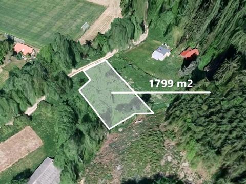 Prodej zahrady, Bílkovice, 1799 m2
