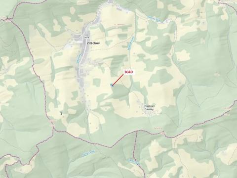 Dražba lesa, Zděchov, 2428 m2
