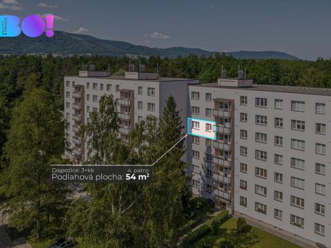Prodej bytu 3+kk, Třinec, Beskydská, 54 m2