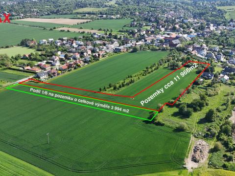 Prodej pozemku pro bydlení, Olomouc - Droždín, 12631 m2