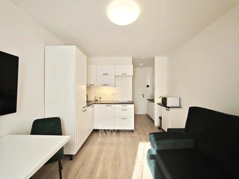 Pronájem bytu 1+kk, Praha - Vršovice, Kubánské náměstí, 18 m2