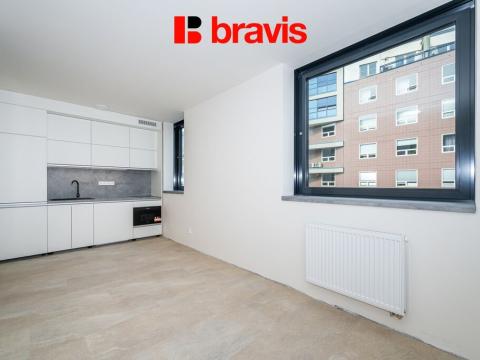 Pronájem bytu 1+kk, Brno - Zábrdovice, Příkop, 30 m2