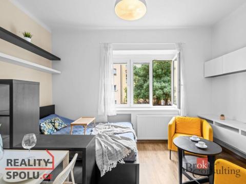 Pronájem bytu 1+kk, Praha - Nusle, Na dolinách, 28 m2