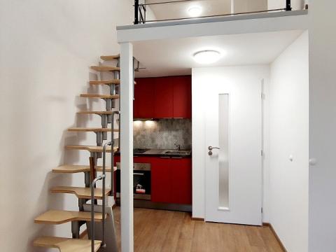 Pronájem bytu 1+kk, Brno, Čechyňská, 23 m2