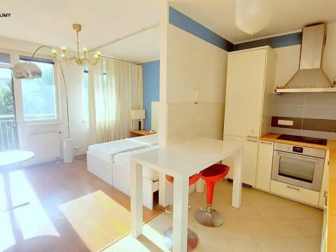 Pronájem bytu 1+kk, Praha - Vysočany, Pod Harfou, 38 m2