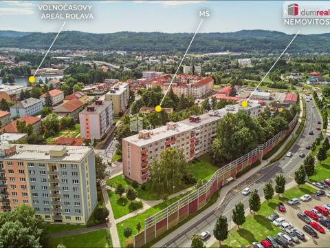 Prodej bytu 2+1, Karlovy Vary - Stará Role, Fibichova, 68 m2