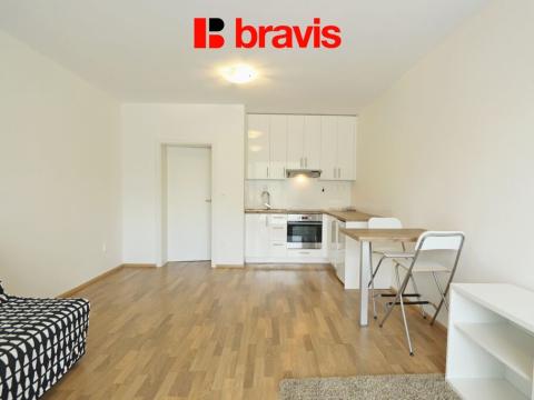 Pronájem bytu 1+kk, Brno, Francouzská, 38 m2