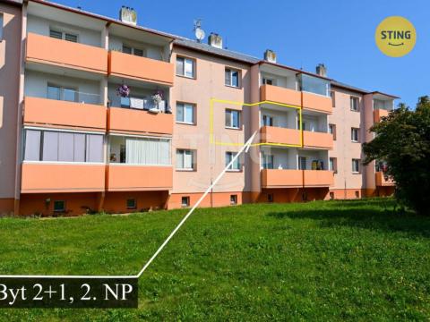 Prodej bytu 2+1, Hulín, Sadová, 50 m2