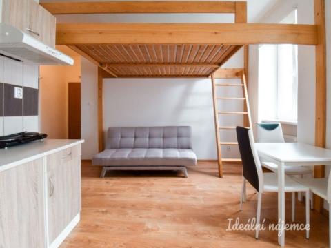 Pronájem bytu 1+kk, Brno - Zábrdovice, Stará, 22 m2