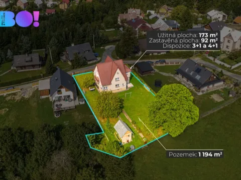 Prodej rodinného domu, Horní Bečva, 173 m2