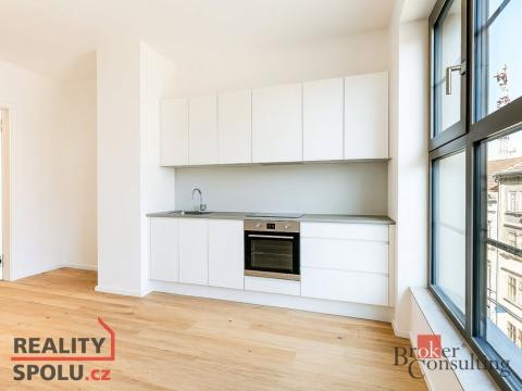 Pronájem bytu 1+kk, Brno - Zábrdovice, Bratislavská, 24 m2