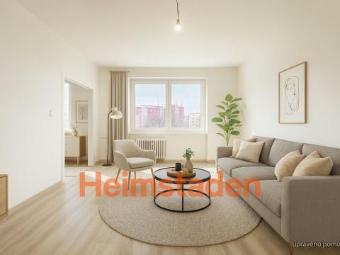 Pronájem bytu 2+1, Ostrava - Poruba, Jilemnického náměstí, 52 m2