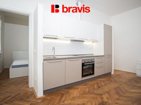 Pronájem bytu 2+kk, Brno - Veveří, Bayerova, 40 m2