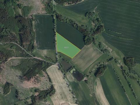 Prodej podílu pole, Radešín, 8395 m2