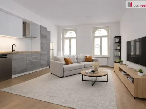 Pronájem bytu 2+kk, Praha - Nusle, Oldřichova, 60 m2