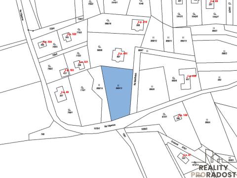 Prodej pozemku pro bydlení, Psáry, 1182 m2