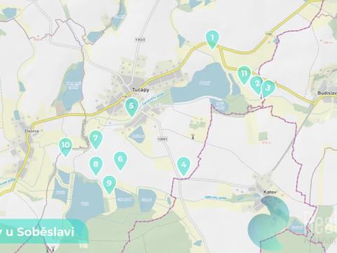 Prodej podílu 1/8 pozemku, Tučapy, 11561 m2
