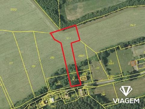 Prodej podílu zahrady, Dlažov, 835 m2