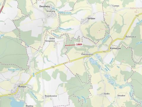 Dražba lesa, Římov, 265 m2