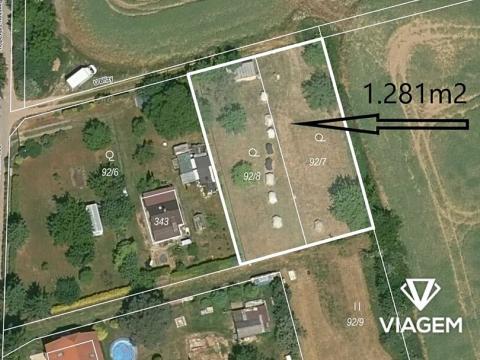 Prodej zahrady, Zdiby, 1281 m2