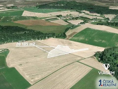 Prodej podílu pole, Budislav, 13403 m2