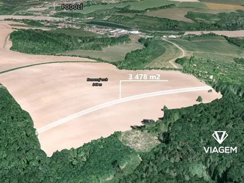 Prodej pole, Podolí, 3478 m2