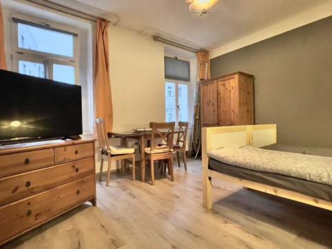 Pronájem bytu 1+kk, Praha - Vršovice, Donská, 25 m2