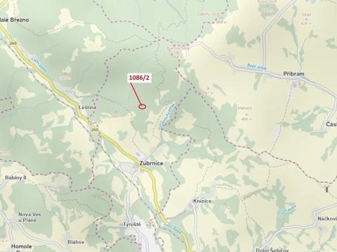 Dražba lesa, Zubrnice, 26 m2