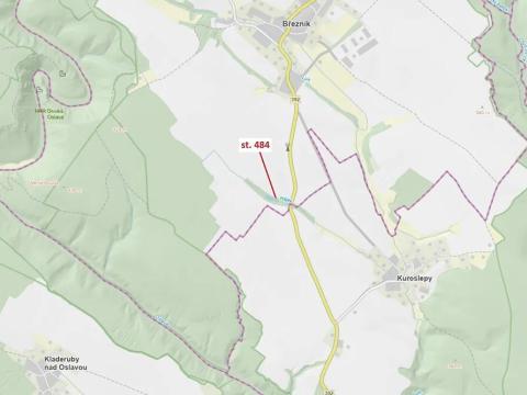 Dražba pozemku, Březník, 47 m2