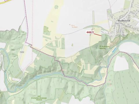 Dražba pozemku, Ivančice, 18 m2