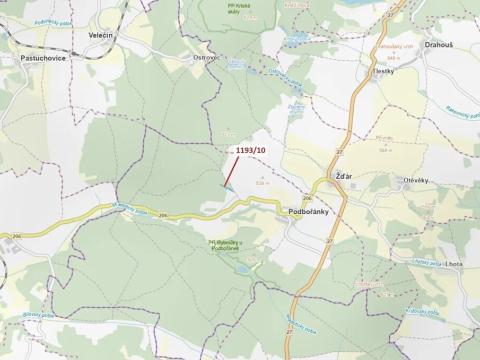 Dražba lesa, Jesenice, 4694 m2