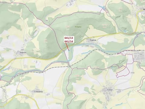 Dražba lesa, Rabí, 1958 m2