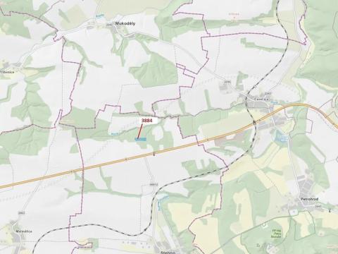 Dražba lesa, Kryry, 7695 m2