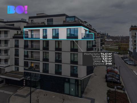 Pronájem bytu 3+kk, Ostrava, F. X. Riepla, 74 m2