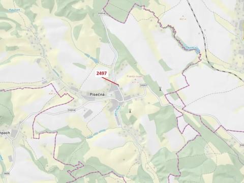 Dražba lesa, Písečná, 797 m2