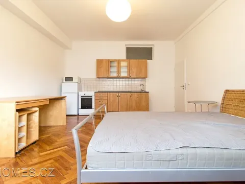 Pronájem bytu 1+kk, Praha - Vršovice, Tolstého, 30 m2
