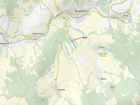 Dražba lesa, Bojkovice, 35849 m2