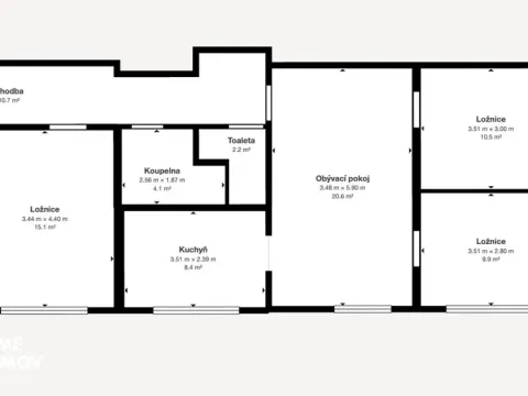 Prodej bytu 4+1, Zlín, Ševcovská, 84 m2