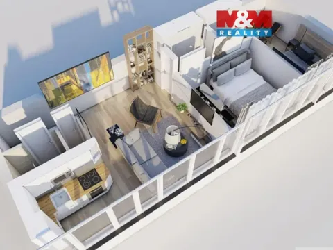 Prodej bytu 3+kk, Praha - Karlín, Nekvasilova, 56 m2